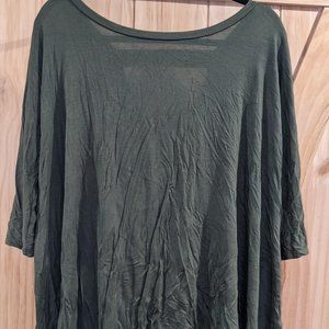 J.W.Styles Green Loose Fit Blouse